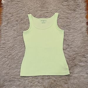 Eddie‎ bauer womens light lime green cotton tank top size small